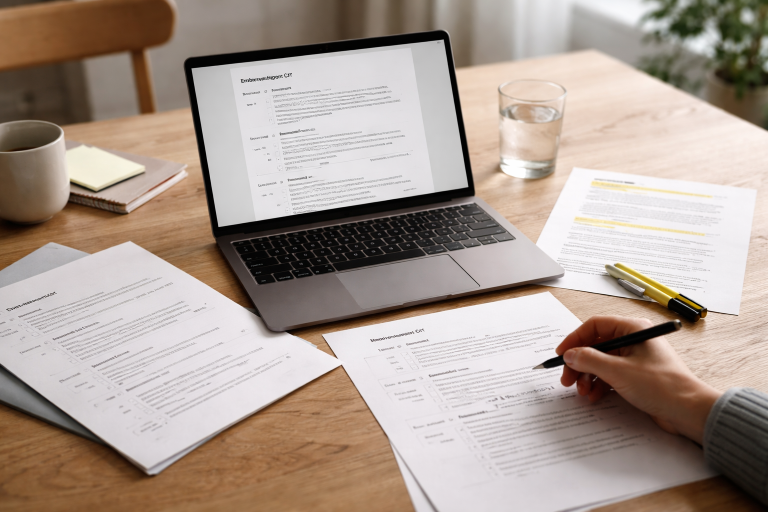 Gratis CV-skabeloner på dansk: download og tilpas dem til dit job