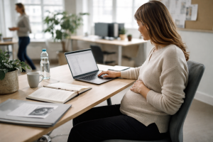 Gravid og på arbejde: fri til læge og graviditetsundersøgelser