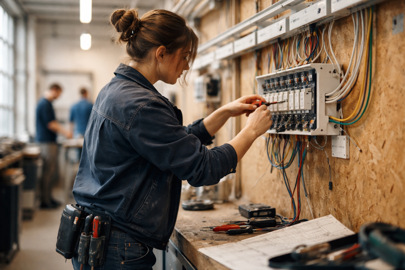 Elektriker som kvinde: sådan kommer du ind i faget