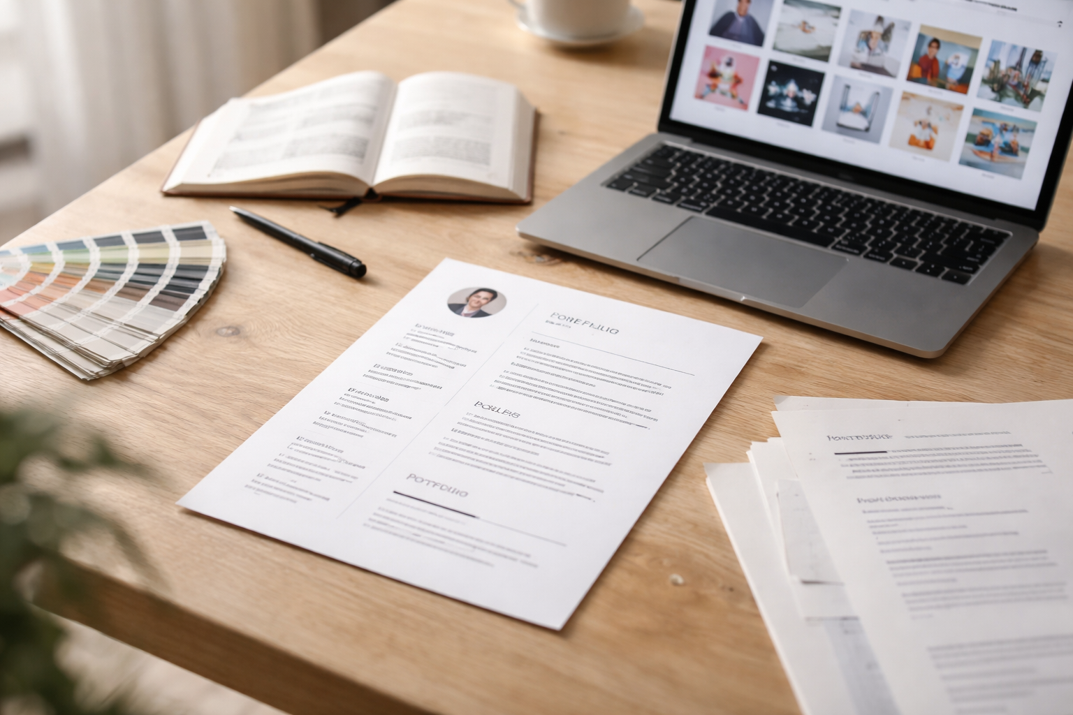 CV-eksempel til grafisk designer: Portfolio, kompetencer og tekst du kan kopiere